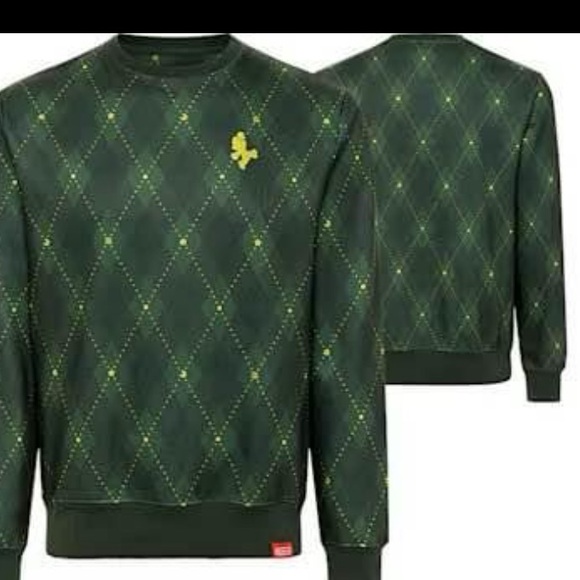 Super Mario™ - Green Argyle Sweatshirt NWT - Picture 2 of 8